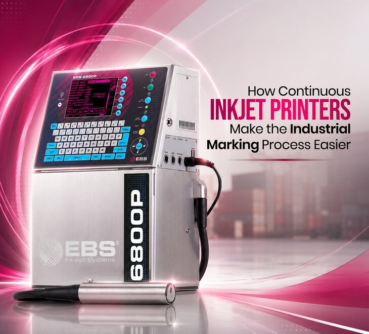 How Continuous Inkjet Printers Make the Industrial Marking Process Easier